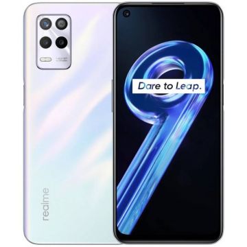 Smartphone Realme 9, 5G Edition, 128GB, 4GB RAM, Dual SIM, 5G, 4-Camere, Stargaze White