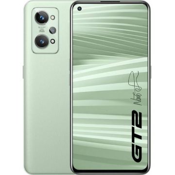 Smartphone Realme GT2, 5G, AMOLED 120Hz, Snapdragon 888, 128GB, 8GB RAM, Dual SIM, 4-Camere, Paper Green, baterie 5000 mAh, incarcator 65W inclus in pachet