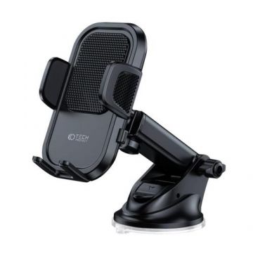 Suport auto universal Tech-Protect V6 2 in 1, Dashboard/Air Vent Mount, Rotire 360 grade, Negru