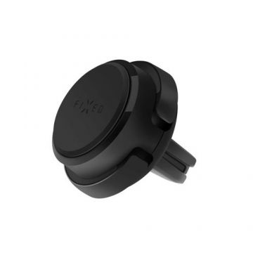 Suport grila de ventilatie auto cu magneti pentru telefon, Fixed Icon Air Mini, Universal, Negru