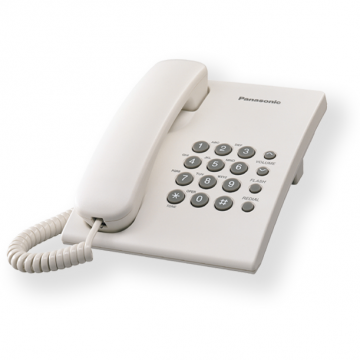 Telefon Analogic cu Fir KX-TS500FXW Alb