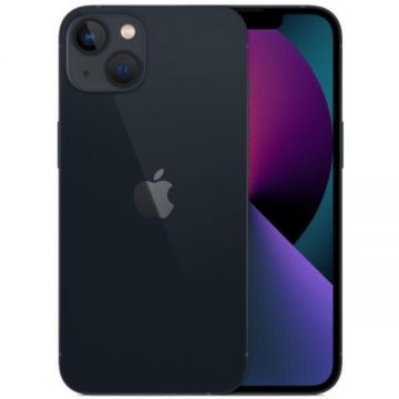 Telefon Mobil iPhone 13 6.1inch Dual SIM iOS 15 5G 128GB Negru Telefon Mobil iPhone 13 6.1inch Dual SIM iOS 15 5G 128GB Negru