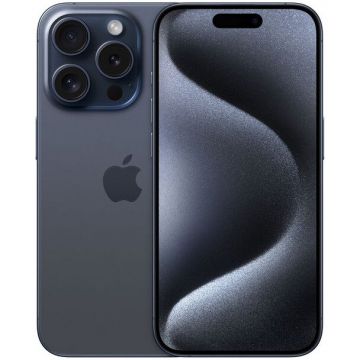 Telefon mobil iPhone 15 Pro 6.1inch OLED 5G Memorie 8GB 256GB Procesor A17 Pro Bionic Blue Titanium Telefon mobil iPhone 15 Pro 6.1inch OLED 5G Memorie 8GB 256GB Procesor A17 Pro Bionic Blue Titanium