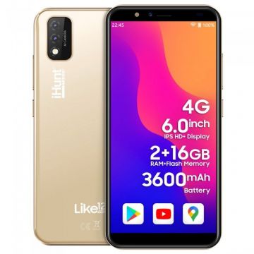 Telefon mobil Like 12 PRO 16GB 2GB RAM Dual Sim 4G Gold