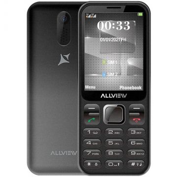 Telefon mobil M20 Luna Ecran 2.8inch TFT Dual SIM Functie SOS Radio FM Negru