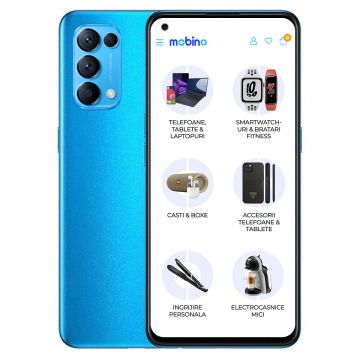 Telefon mobil Oppo Find X3 Lite, 5G, 128 GB, 8GB RAM, Dual-Sim, Astral Blue