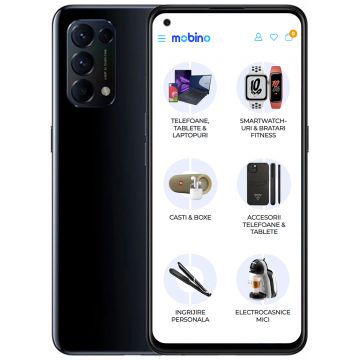 Telefon mobil Oppo Find X3 Lite, 5G, 128 GB, 8GB RAM, Dual-Sim, Starry Black