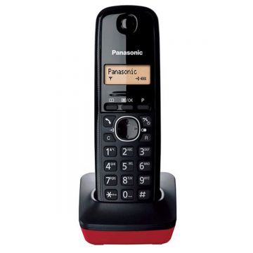 Telefon mobil Panasonic Dect KX-TGB610SPR, LCD, Single-SIM, Negru/Rosu
