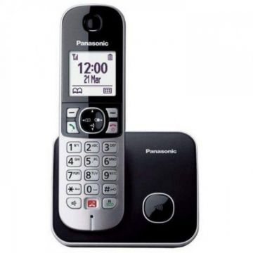 Telefon mobil Panasonic KX-TG6851SPB, 1.8 inch LCD, Single-SIM, Negru