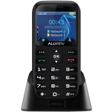 Allview Telefon mobil Allview D2 Senior, Dual SIM, Black