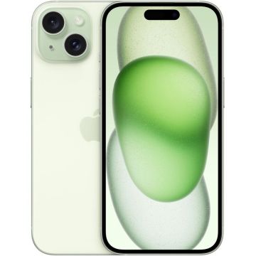 Apple Telefon mobil Apple iPhone 15, 128GB, 5G, Verde