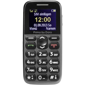 DORO Telefon mobil Doro Primo 215 pentru seniori, Single Sim, 2G, Negru