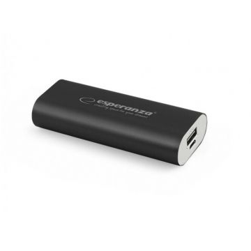 ESPERANZA Acumulator extern Esperanza Power Bank Hadron, 4400 mah, Negru