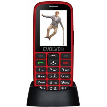 Evolveo Telefon mobil pentru seniori Evolveo Easyphone EP-550, Rosu
