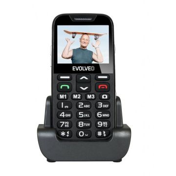 Evolveo Telefon Mobil pentru seniori, Evolveo EasyPhone XD, EP600, Negru