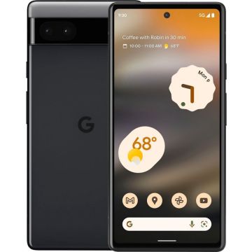 Google Telefon mobil Google Pixel 6a, 128GB, 6GB RAM, 5G, Negru