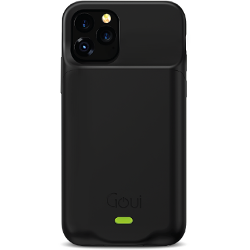 Goui Baterie Externa Tip Husa Goui Pentru Apple IPhone 11 Pro Max, 4500 MA, Wireless, Negru