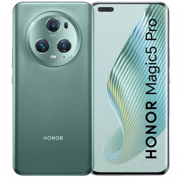 Honor Telefon Mobil Honor Magic 5 Pro, Procesor Qualcomm SM8550-AB Snapdragon 8 Gen 2, Octa-Core, LTPO OLED Capacitive touchscreen 6.81, 12GB RAM, 512GB Flash, Camera Tripla 50 + 50 + 50 MP, 5G, Wi-Fi, Dual SIM, Android, Verde