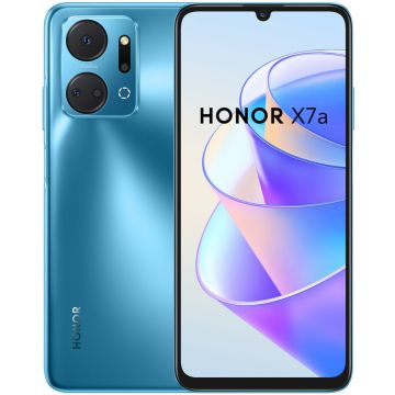 Honor Telefon mobil Honor X7a, 4 GB RAM, 128 GB, Dual Sim, LTE, Albastru oceanic