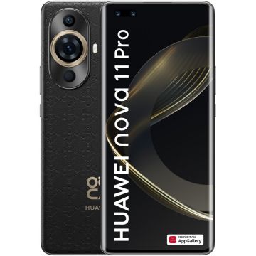 Huawei Telefon mobil Huawei Nova 11 Pro, 8GB RAM, 256GB, 4G, Negru