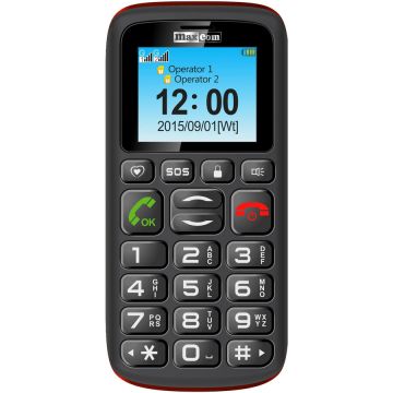 Maxcom Telefon mobil MaxCom Comfort MM428, Dual Sim, Black