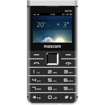 Maxcom Telefon mobil MaxCom Comfort MM760, 2.3, Dual SIM, Negru