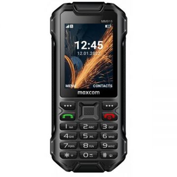 Maxcom Telefon mobil Maxcom Strong MM918, Dual SIM IP68, 2.4, 4G, Negru