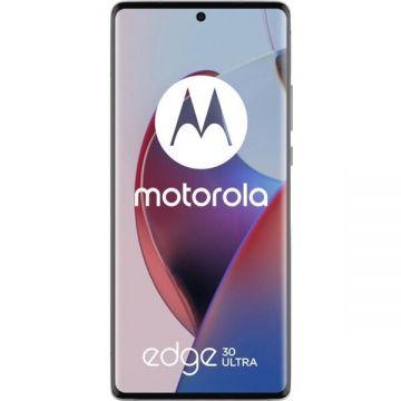 Motorola Telefon Mobil Motorola Edge 30 Ultra, Procesor Qualcomm SM8475 Snapdragon 8+ Gen 1, P-OLED Capacitive touchscreen 6.67, 12GB RAM, 256GB Flash, Camera Tripla 200+12+50MP, Wi-Fi, 5G, Dual Sim, Android, Alb