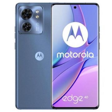 Motorola Telefon Mobil Motorola Edge 40, Procesor Mediatek Dimensity 8020 Octa-Core, P-OLED 6.55, 8GB RAM, 256GB Flash, Camera Duala 50 + 13 MP, Wi-Fi, 5G, Dual SIM, Android, Albastru