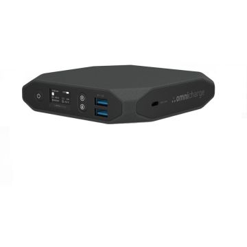 Omnicharge Baterie externa, OMNICHARGE OMNI 20 USB C+, capacitate mare, 20000 mAh