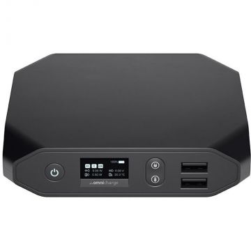 Omnicharge Baterie externa OmnichargeOmni20+ 20000 mAh cu USB-C & Port AC & DC, 2 x USB-A, Negru