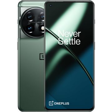 OnePlus Telefon mobil OnePlus 11, Dual SIM, 256GB, 16GB RAM, 5G, Verde