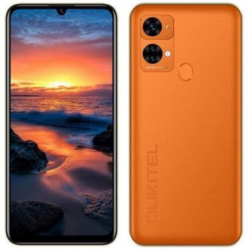 OUKITEL Telefon Mobil Oukitel C33, Procesor Unisoc T606 Octa-Core, Capacitive touchscreen 6.8, 8GB RAM, 256GB Flash, Camera 50 MP, Wi-Fi, 4G, Dual Sim, Android, Portocaliu