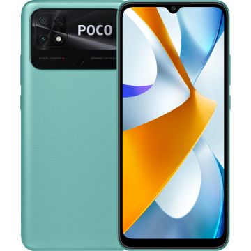 POCO Telefon mobil Xiaomi Poco C40, Dual SIM, 32GB, 3GB RAM, 4G, Verde