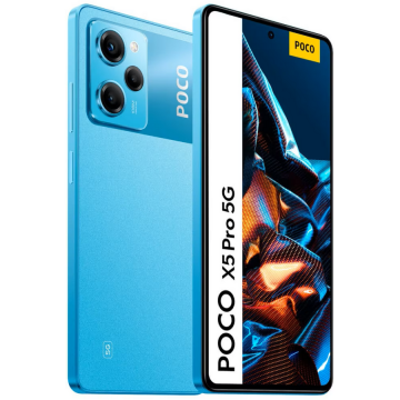 POCO Telefon mobil Xiaomi Poco X5 Pro, 256GB, 8GB RAM, Dual SIM, 5G, Albastru