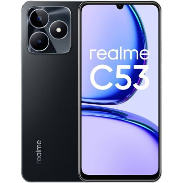 REALME Telefon mobil Realme C53, Dual SIM, 6GB RAM, 128GB, 4G, Negru REALME Telefon mobil Realme C53, Dual SIM, 6GB RAM, 128GB, 4G, Negru