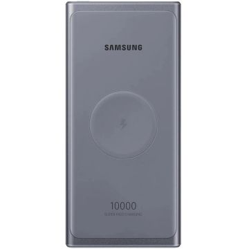 Samsung Baterie externa wireless Samsung EB-U3300XJEGEU, 10000 mAh, 25W, gri