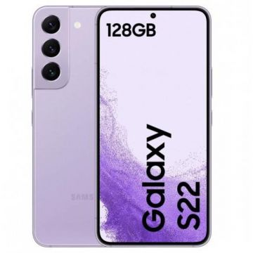 Samsung Smartphone Samsung Galaxy S22, Dynamic AMOLED 2X, 128GB, 8GB RAM, Dual SIM, 5G, 4-Camere, Bora Purple Samsung Smartphone Samsung Galaxy S22, Dynamic AMOLED 2X, 128GB, 8GB RAM, Dual SIM, 5G, 4-Camere, Bora Purple