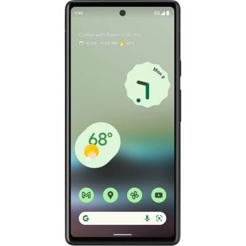 Telefon mobil Google Pixel 6a, 5G, 128GB, 6GB RAM, Dual-SIM, Chalk