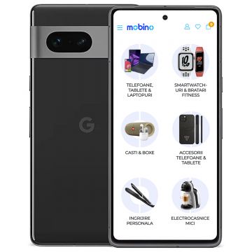 Telefon mobil Google Pixel 7, 5G, 256GB, 8GB RAM, Negru