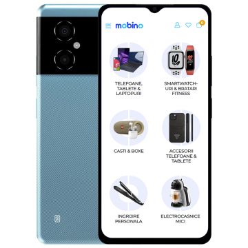 Telefon mobil Xiaomi POCO M4 5G, 128GB, 6GB RAM, Dual-SIM, Albastru