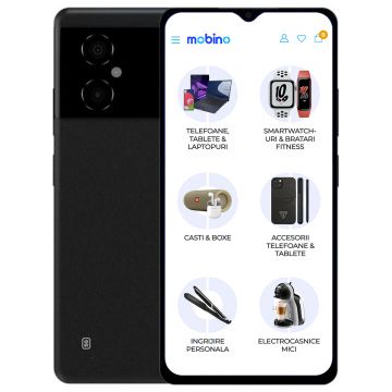 Telefon mobil Xiaomi POCO M4 5G, 128GB, 6GB RAM, Dual-SIM, Negru