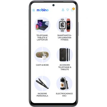 Telefon Mobil Xiaomi Poco M5s, 6GB RAM, Memorie 128GB, 4G, Dual Sim, Alb