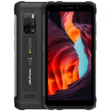 Ulefone Telefon Mobil Ulefone Armor X10 Pro, Procesor Mediatek MT6762 Helio P22, IPS 5.45, 4GB RAM, 64GB Flash, Camera Duala 20+2MP, Wi-Fi, 4G, Dual Sim, Android, Negru