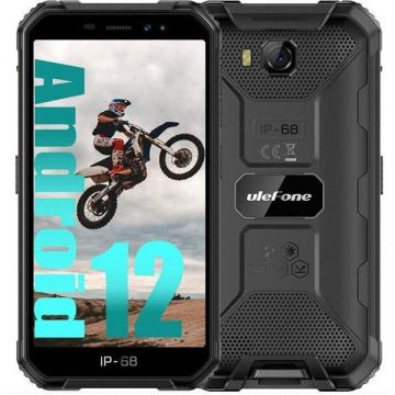 Ulefone Telefon mobil Ulefone Armor X6 Pro, Procesor Mediatek MT6761 Helio A22, IPS LCD Capacitiv touchscreen 5, 4GB RAM, 32GB Flash, Camera 13 MP, 4G, Wi-Fi, Dual SIM, Android, Negru