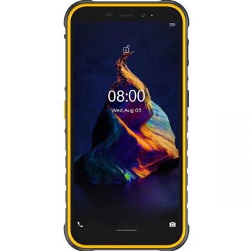 Ulefone Telefon Mobil Ulefone Armor X8, Procesor Octa-Core MediaTek Helio A25, IPS LCD 5.7, 4GB RAM, 64GB Flash, Camera Tripla 13+2+2MP, Wi-Fi, 4G, Dual Sim, Android, Negru/Portocaliu