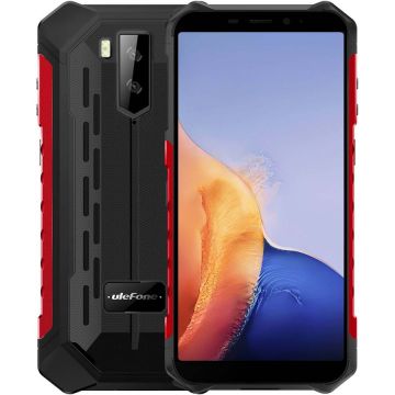 Ulefone Telefon Mobil Ulefone Armor X9, Procesor MediaTek Helio A25 Octa-Core, IPS LCD 5.5, 3GB RAM, 32GB Flash, Camera Duala 13 + 2 MP, Wi-Fi, 4G, Dual SIM, Android, Negru/Rosu