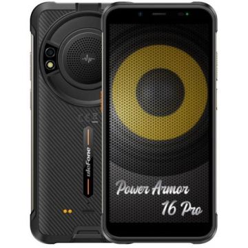 Ulefone Telefon Mobil Ulefone Power Armor 16 Pro, Procesor MediaTek MT6762G Helio G25 Octa-Core, IPS LCD 5.93, 4GB RAM, 64GB Flash, Camera Duala 16 + 2 MP, Wi-Fi, 4G, Dual SIM, Android, Negru