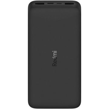 Xiaomi Acumulator extern Xiaomi Redmi Fast Charge, 18W, 20000 mAh, Black