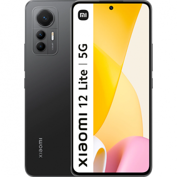 Xiaomi Telefon mobil Xiaomi 12 Lite, Dual SIM, 8GB RAM, 128GB, 5G, Negru